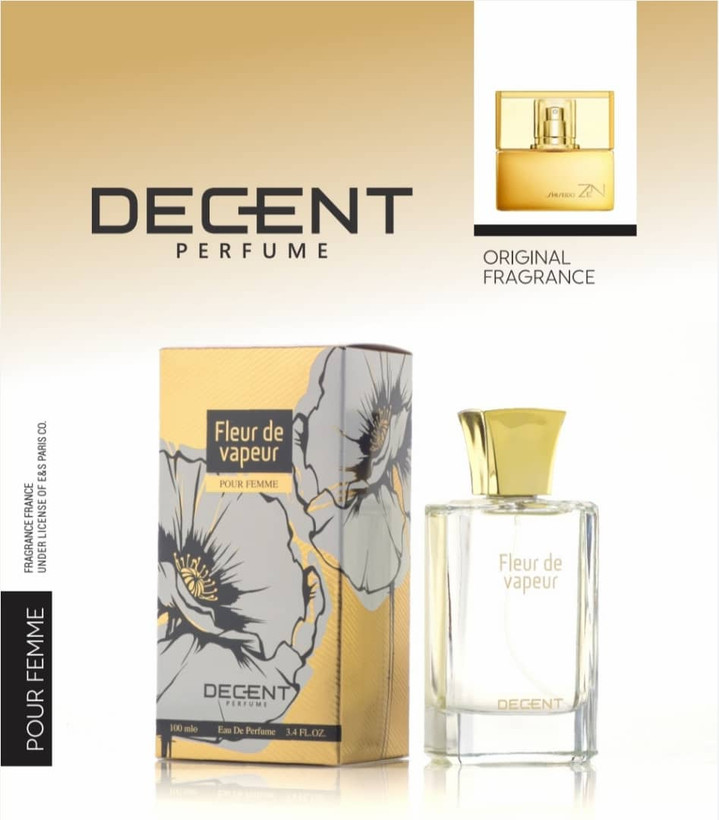 ادو پرفیوم برند دیسنت DECENT پرفیوم مدل 100 میل fleur de vaper
