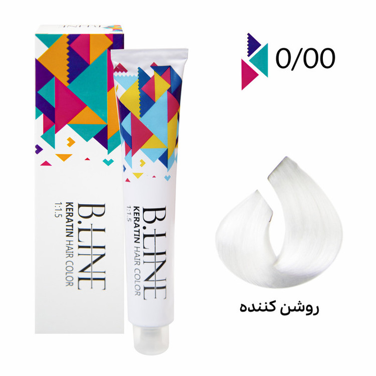 رنگ مو بی لاین شماره 0.00 حجم 100 میلی لیتر رنگ روشن کننده