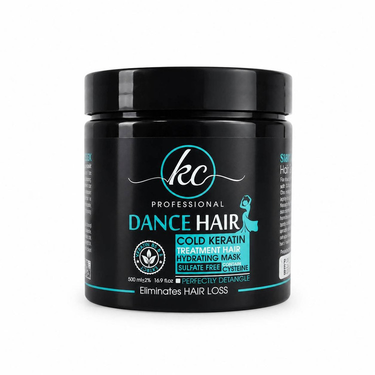 ماسک مو نرم کننده کیسی مدل dance hair مناسب برای موی کراتین شده حجم 500 میلی لیتر