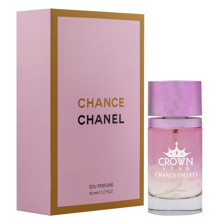 ادوپرفیوم زنانه کراون استار مدل Chance Chanel با رایحه معتدل حجم 100 میلیلیتر