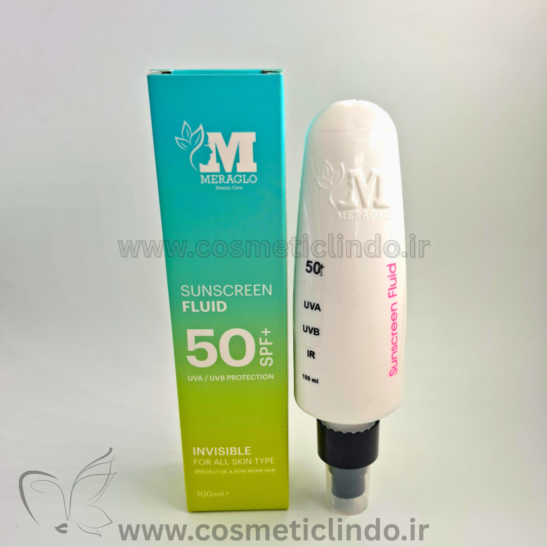 فلوئید ضدآفتاب با SPF50 حجم 100 میلی لیتر مراگلو